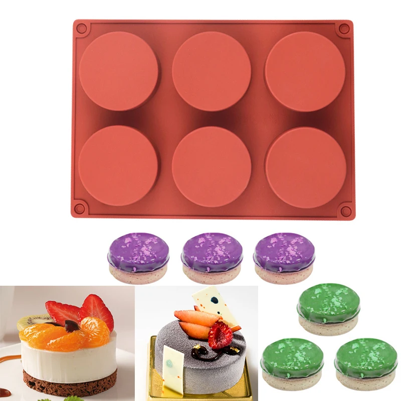 6 Cavity Silicone Mold Round Circle Shape Fondant Cake Tools ice cube moulds 3d Candy Jelly DIY Making Mould Handmade Soap Molds
6 Cavity Silicone Mold Round Circle Shape Fondant Cake Tools ice cube moulds 3d Candy Jelly DIY Making Mould Handmade Soap Molds