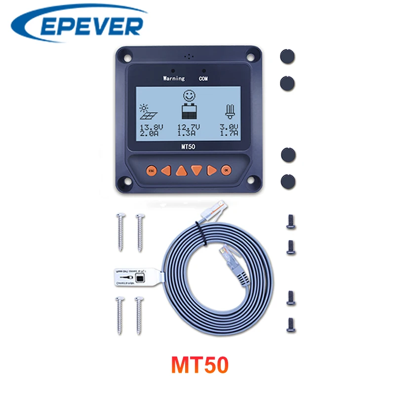 Трассировщик EPEVER Series MPPT 40A 30A 20A 10A контроллер солнечного зарядного устройства LCD