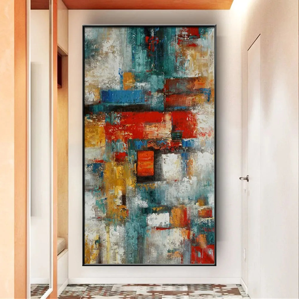 100%Hand Painted Colorful Oil Painting On Canvas Painting Modern Decor Abstract Wall Art Painting For Home Living room decor Art
100%Hand Painted Colorful Oil Painting On Canvas Painting Modern Decor Abstract Wall Art Painting For Home Living room decor Art
