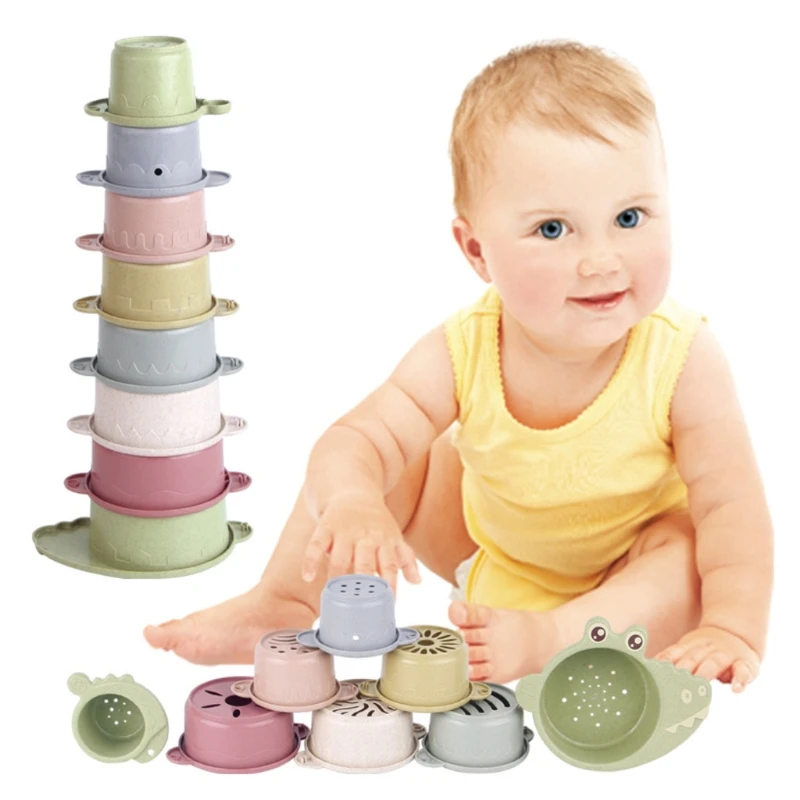 Beach toy play Sand leaking Stacked cups Water Play Toy bath Bathtub Toy Stacking Cup Educational Toys for Infant Xmas
Beach toy play Sand leaking Stacked cups Water Play Toy bath Bathtub Toy Stacking Cup Educational Toys for Infant Xmas