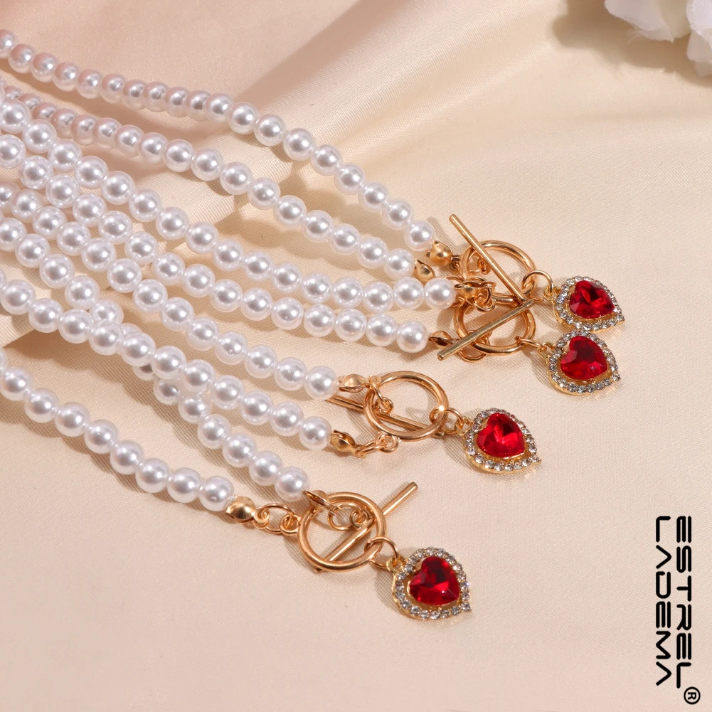 Kpop 2021 New Imitation Pearl Beaded OT Buckle Necklace For Women Crystal Heart Charm White Beads Choker Necklaces Jewelry Gift
Kpop 2021 New Imitation Pearl Beaded OT Buckle Necklace For Women Crystal Heart Charm White Beads Choker Necklaces Jewelry Gift