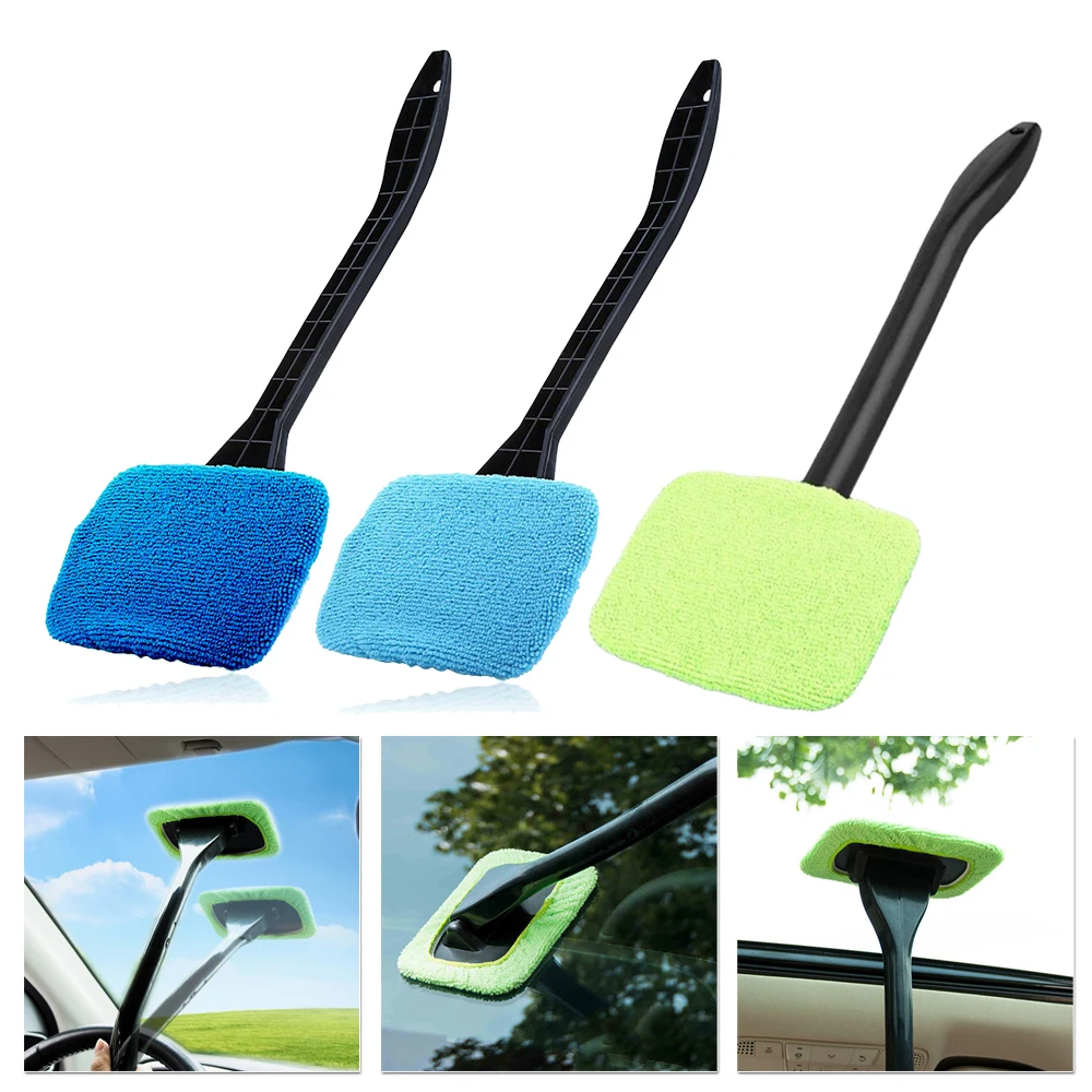 Microfiber Windshield Clean Car Auto Wiper Cleaner Glass Window Brush Kit Clean Car Window Interiors Without Straining
Microfiber Windshield Clean Car Auto Wiper Cleaner Glass Window Brush Kit Clean Car Window Interiors Without Straining