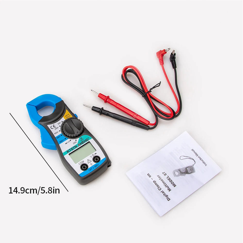 Mini Digital Clamp Meters AC/DC Voltage AC Current 600v True RMS Measurement Multimeter Capacitance Electrical Megger Tester
Mini Digital Clamp Meters AC/DC Voltage AC Current 600v True RMS Measurement Multimeter Capacitance Electrical Megger Tester
