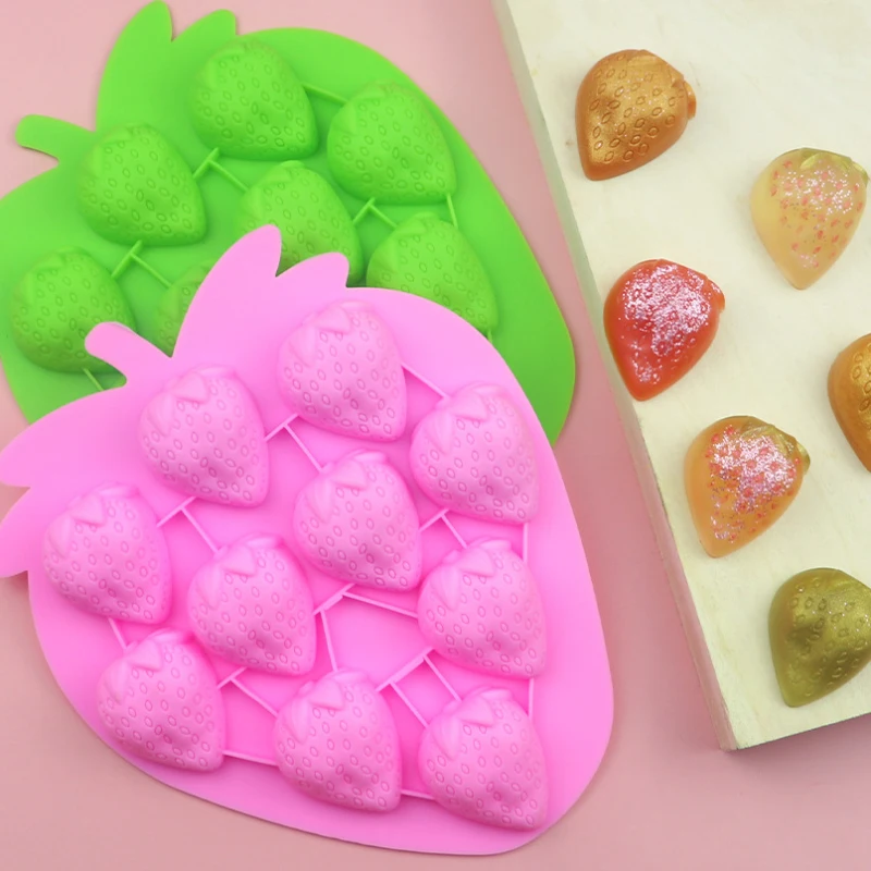 3D Strawberry Silicon Mold Baking Cake Chocolate Mould DIY Heart Mousse Pudding Soap Decorating Mold Pastry Strawberry Tools
3D Strawberry Silicon Mold Baking Cake Chocolate Mould DIY Heart Mousse Pudding Soap Decorating Mold Pastry Strawberry Tools