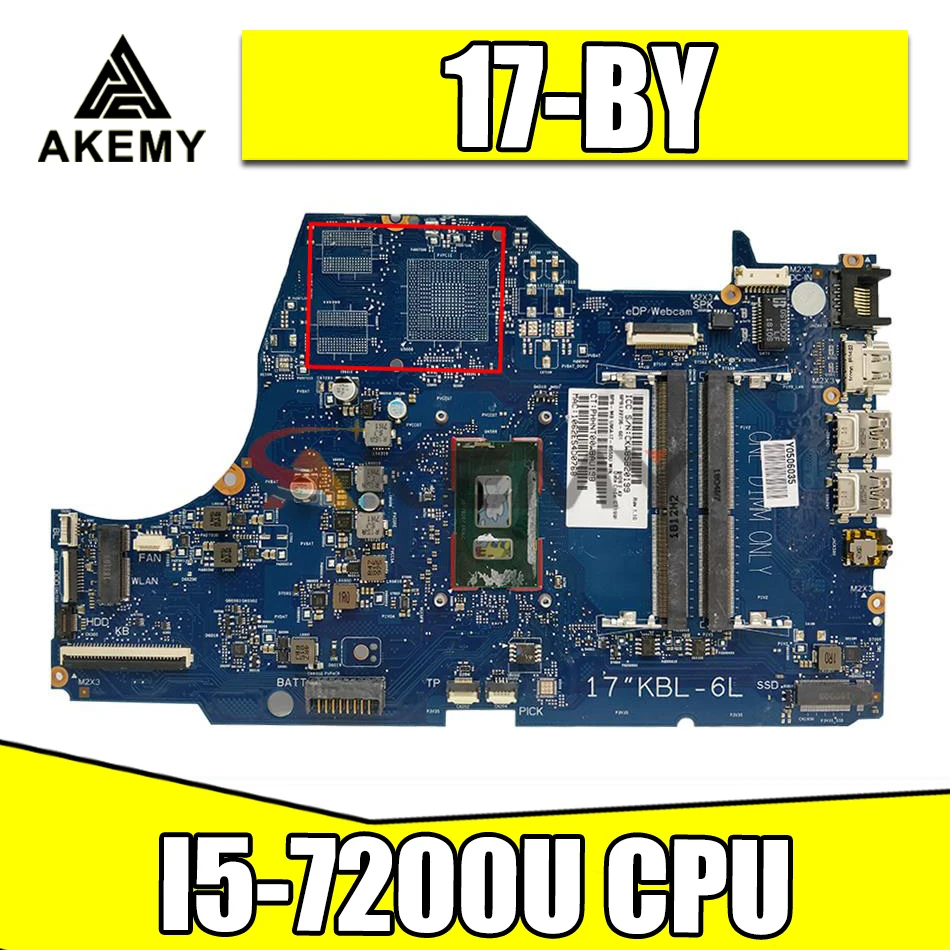 Материнская плата для ноутбука HP 17-BY I5-7200U CPU 6050A2982701, протестированная материнская плата хорошего качества 
Материнская плата для ноутбука HP 17-BY I5-7200U CPU 6050A2982701, протестированная материнская плата хорошего качества