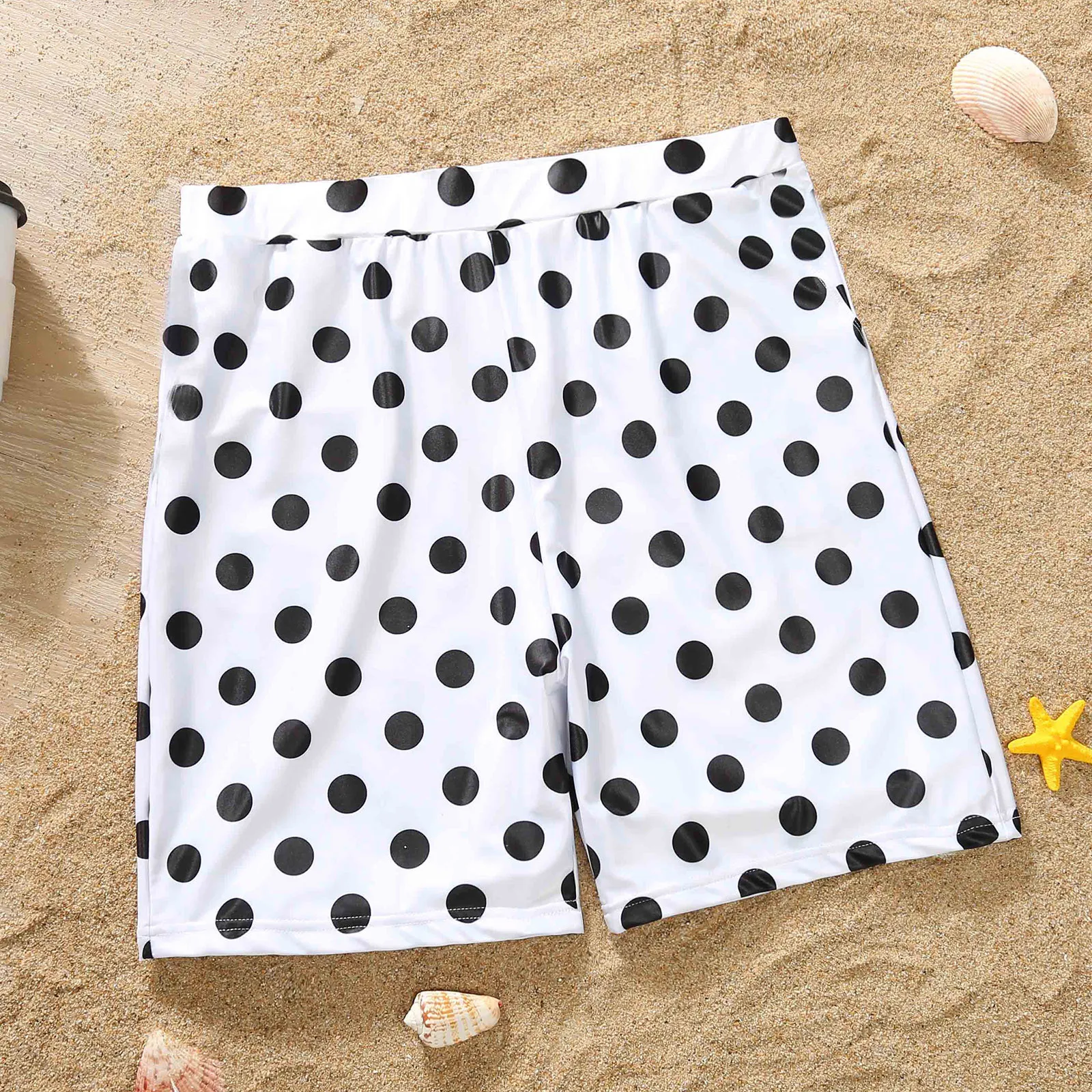 Summer Holiday Swimwear Men's Dot Printed Mottling Swim Shorts Beach Parent Child Swimsuit Quick Drying Surfing Short Trunks A40
Summer Holiday Swimwear Men's Dot Printed Mottling Swim Shorts Beach Parent Child Swimsuit Quick Drying Surfing Short Trunks A40