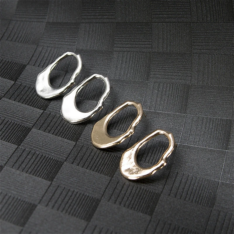 Simple Irregular Geometric Earrings Jewelry Women Trendy Hollow Korean Style Gold Color Stud Earrings Piercing Jewelry Gift
Simple Irregular Geometric Earrings Jewelry Women Trendy Hollow Korean Style Gold Color Stud Earrings Piercing Jewelry Gift