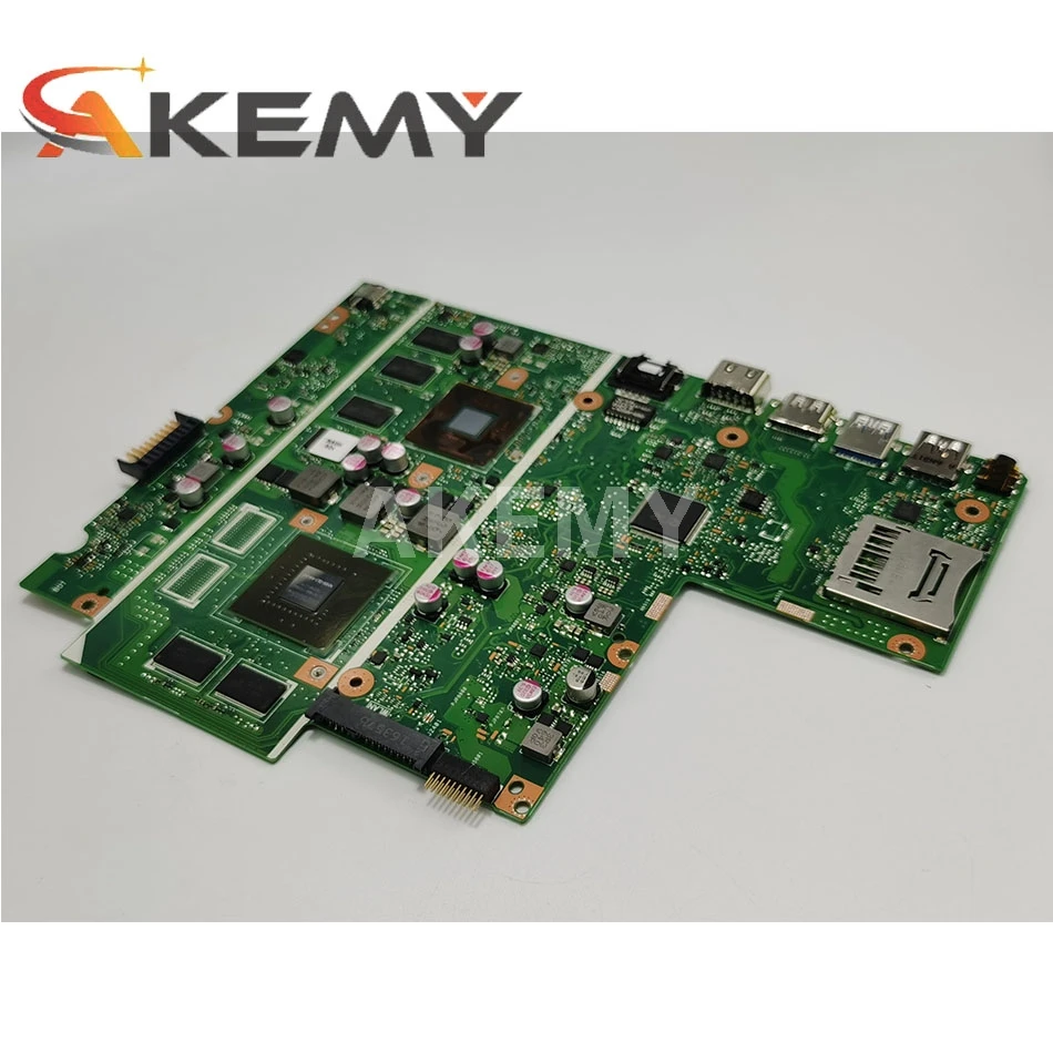 Akemy Laptop motherboard for ASUS X541NC X541N original mainboard w/ N3710 CPU GT810M 4GB RAM
Akemy Laptop motherboard for ASUS X541NC X541N original mainboard w/ N3710 CPU GT810M 4GB RAM
