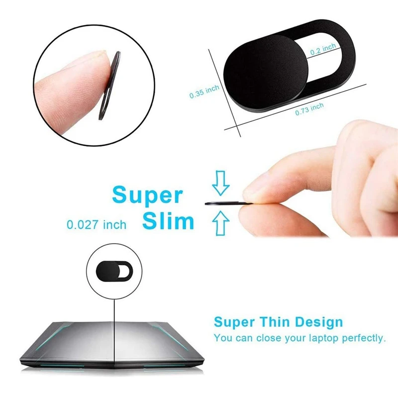 6 Pack Webcam Cover Slide Privacy Protection Ultra Thin Laptop Camera Cover For Computer Pro Smartphone
6 Pack Webcam Cover Slide Privacy Protection Ultra Thin Laptop Camera Cover For Computer Pro Smartphone