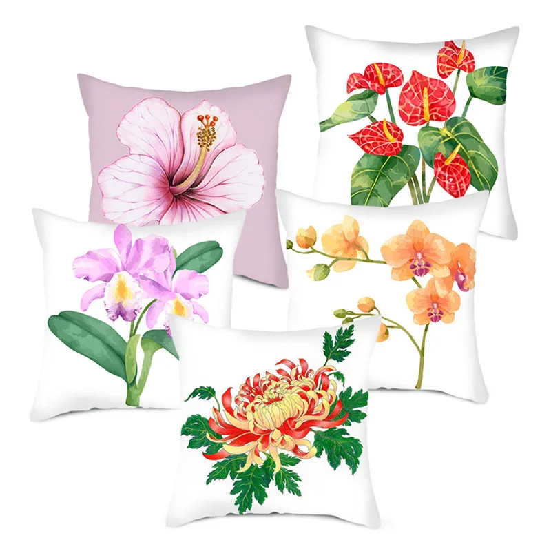 Fuwatacchi Spring Colorful Flowers Pillow Covers New Year Decor Cushion Cover for Home Sofa Decorative Throw Pillowcases 45*45cm
Fuwatacchi Spring Colorful Flowers Pillow Covers New Year Decor Cushion Cover for Home Sofa Decorative Throw Pillowcases 45*45cm