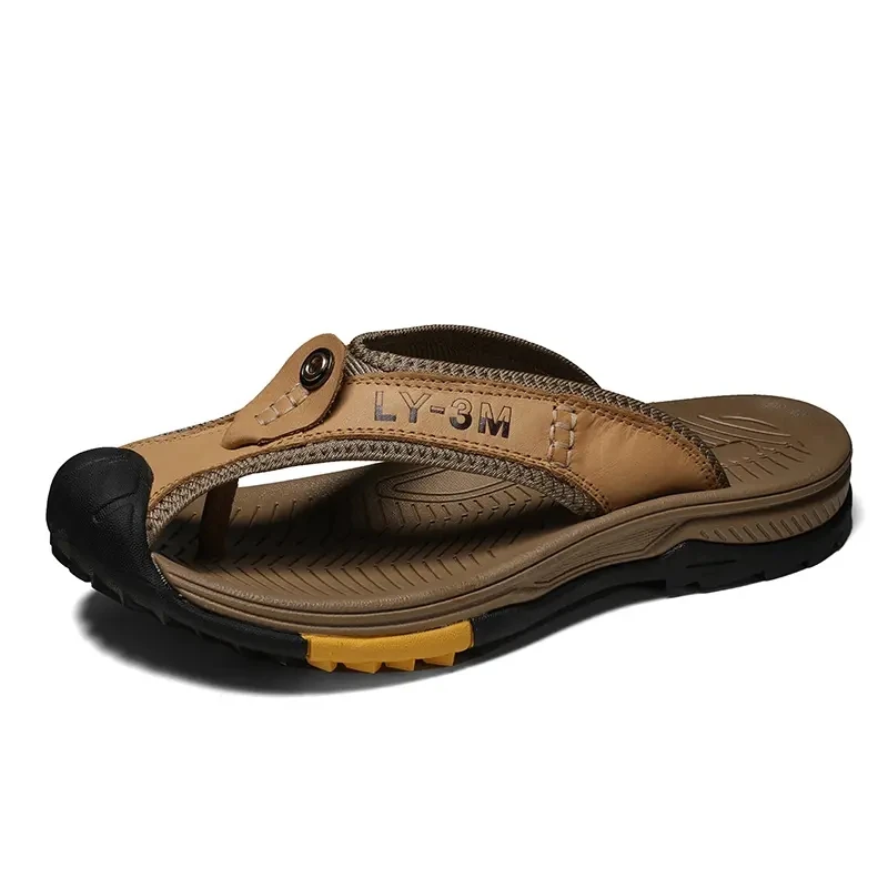 Summer Men's Sandals Leather Breathable Fashion Casual Shoes Hollow Anti Slip Soft Sandals Beach Shoes Clip Toe Slippers
Summer Men's Sandals Leather Breathable Fashion Casual Shoes Hollow Anti Slip Soft Sandals Beach Shoes Clip Toe Slippers