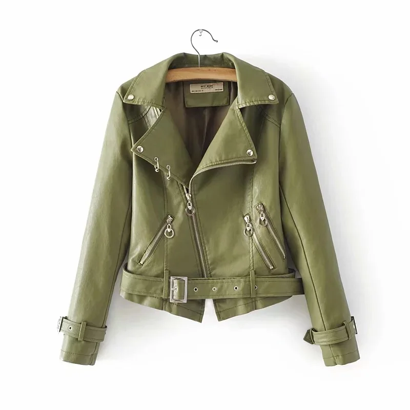 2019 Autumn New Short Faux Soft Leather Jacket Women Fashion Zipper Motorcycle PU Leather Jacket Ladies Basic Street Coat
2019 Autumn New Short Faux Soft Leather Jacket Women Fashion Zipper Motorcycle PU Leather Jacket Ladies Basic Street Coat
