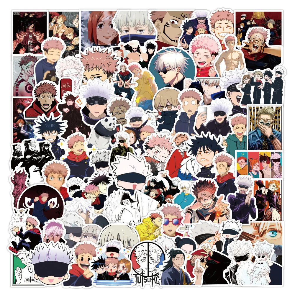 10/50/100Pcs Anime Jujutsu Kaisen Stickers For Laptop Skateboard Bike Helmet Luggage Motorcycle Waterproof Decal Toy Sticker
10/50/100Pcs Anime Jujutsu Kaisen Stickers For Laptop Skateboard Bike Helmet Luggage Motorcycle Waterproof Decal Toy Sticker