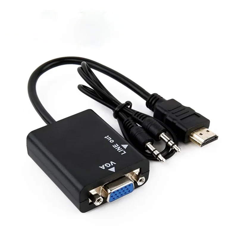 Разъем HDMI-совместим с VGA-разъем HDMI-совместим с VGA Аудио выпуклая головка HDMI-совместим с VGA Audio 1080P/1,3
Разъем HDMI-совместим с VGA-разъем HDMI-совместим с VGA Аудио выпуклая головка HDMI-совместим с VGA Audio 1080P/1,3