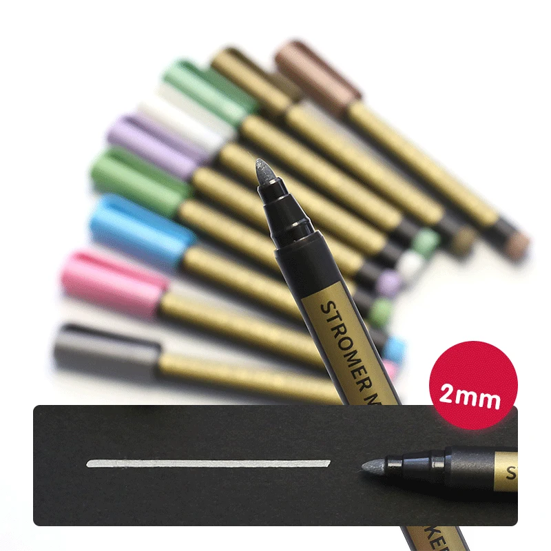Tangni 10/20 Color Metallic Paint Marker Pen Permanent Writing Rock Painting Photo Album Scrapbook Glass Wood
Tangni 10/20 Color Metallic Paint Marker Pen Permanent Writing Rock Painting Photo Album Scrapbook Glass Wood
