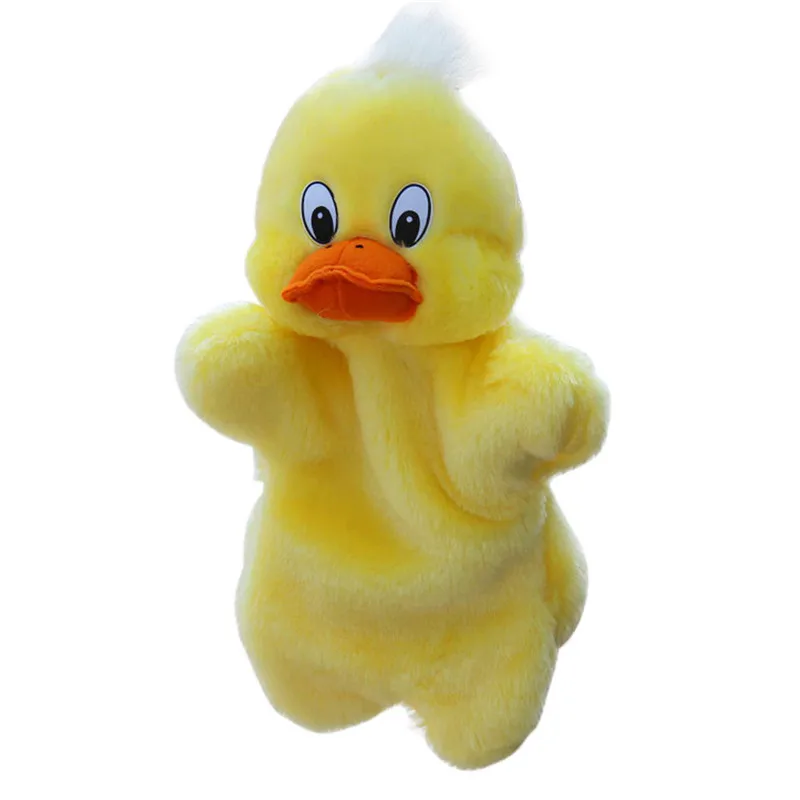 New Kids Lovely Animal Plush Hand Puppets Childhood Soft Toy Duck Shape Story Pretend Playing Dolls Gift For Children on sale
New Kids Lovely Animal Plush Hand Puppets Childhood Soft Toy Duck Shape Story Pretend Playing Dolls Gift For Children on sale