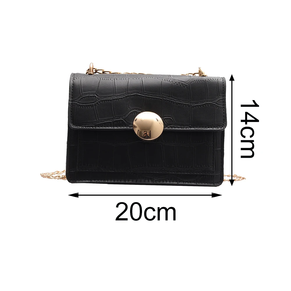 Stone Pattern Bags Women Fashion Chain Handbag Quality PU Leather Cross-body Shoulder Messenger Bags Ladies Casual Totes
Stone Pattern Bags Women Fashion Chain Handbag Quality PU Leather Cross-body Shoulder Messenger Bags Ladies Casual Totes