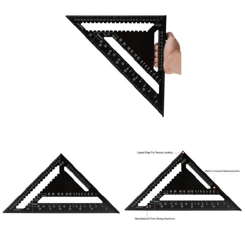 Hot Sale Aluminum Ruler Carpenter Square 7 Inch Measuring Layout Tool for Teaching Daily
Hot Sale Aluminum Ruler Carpenter Square 7 Inch Measuring Layout Tool for Teaching Daily