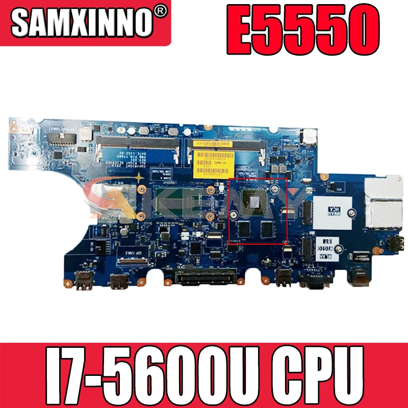 Akemy I7-5600U LA-A913P For Dell Latitude E5550 Laptop Motherboard CN-099NCH 99NCH T76D5 Mainboard 100%TESTED
Akemy I7-5600U LA-A913P For Dell Latitude E5550 Laptop Motherboard CN-099NCH 99NCH T76D5 Mainboard 100%TESTED