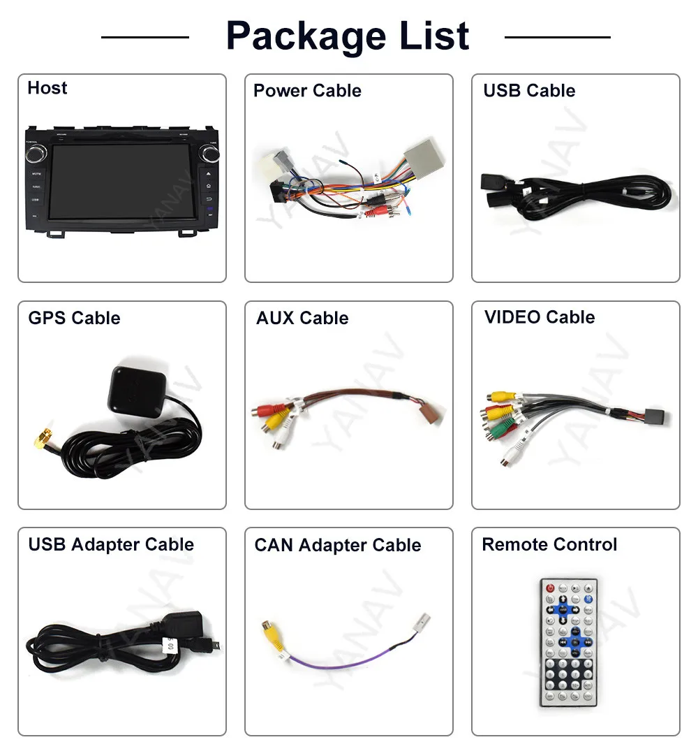 Android car radio audio 2 DIN stereo receiver for-Honda CRV 2006-2011 car HD screen multimedia player GPS navigation head unit
Android car radio audio 2 DIN stereo receiver for-Honda CRV 2006-2011 car HD screen multimedia player GPS navigation head unit