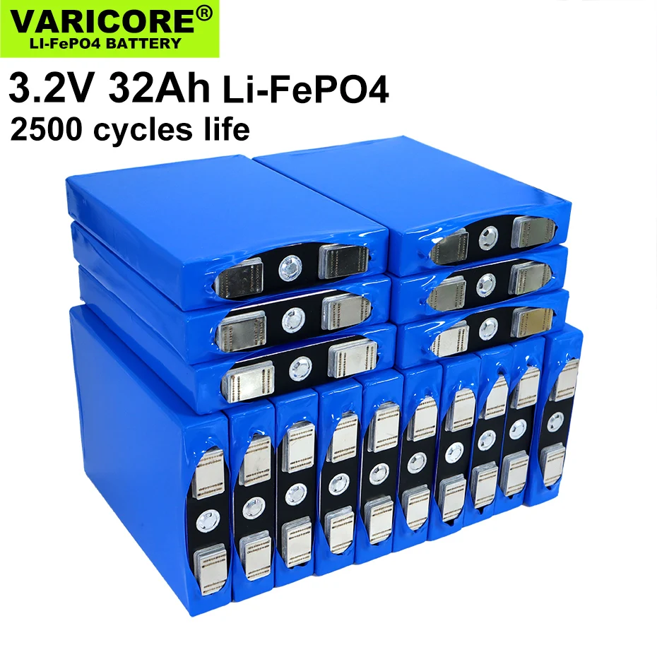 VariCore аккумуляторная батарея 3,2 В, 32 Ач, фосфат LiFePO4 большой емкости, 32000 мАч, для мотоцикла, автомобиля, фотомодификация, никель
VariCore аккумуляторная батарея 3,2 В, 32 Ач, фосфат LiFePO4 большой емкости, 32000 мАч, для мотоцикла, автомобиля, фотомодификация, никель