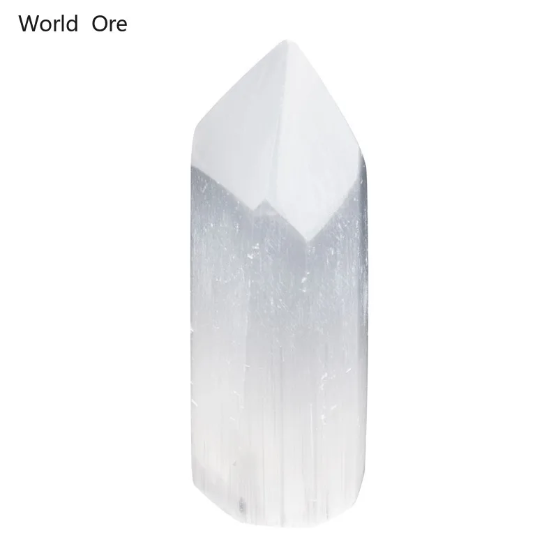 Natural Stone Mineral Columnar White Gypsum Pointed Single Columnar Raw Ore Home Decoration Healing Crystal Energy Promotion
Natural Stone Mineral Columnar White Gypsum Pointed Single Columnar Raw Ore Home Decoration Healing Crystal Energy Promotion