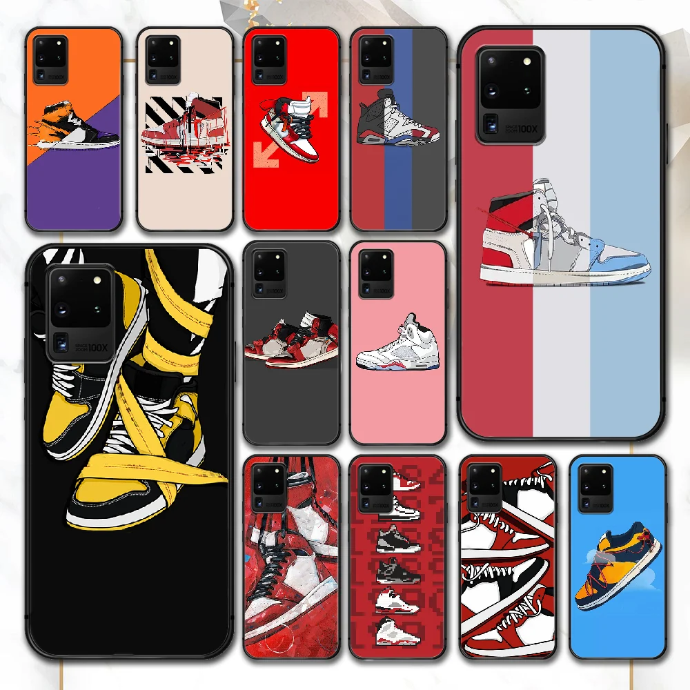 Trend Brand Shoe Sneakers Phone Case For Samsung Galaxy Note S 8 9 10 20 Plus E Lite Uitra black Cover Luxury Coque Soft Bumper
Trend Brand Shoe Sneakers Phone Case For Samsung Galaxy Note S 8 9 10 20 Plus E Lite Uitra black Cover Luxury Coque Soft Bumper