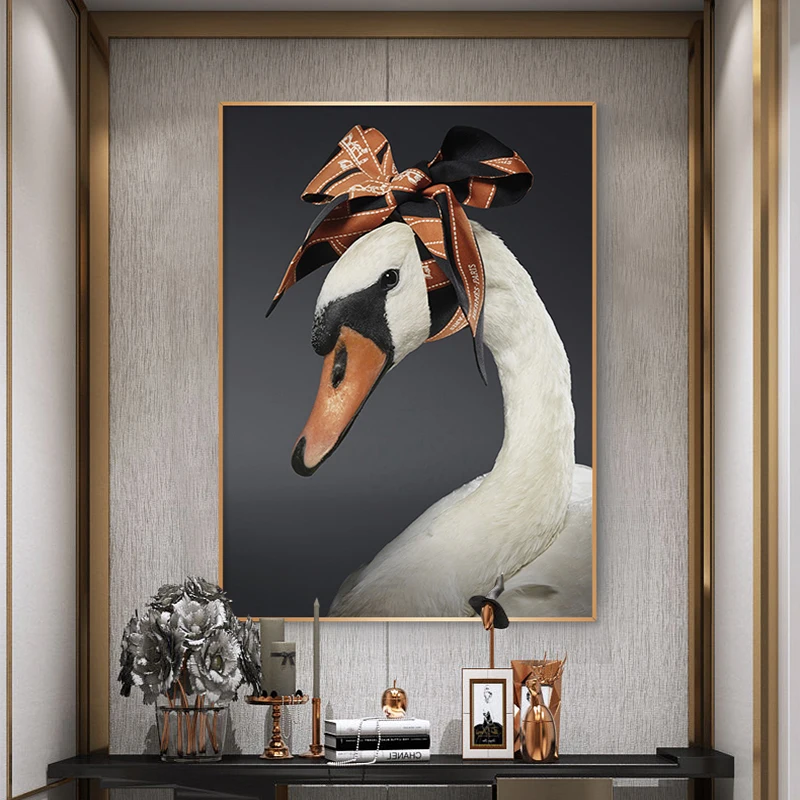 RELIABLI ART Abstract Swan Pictures Animal Canvas Paintings For Living Room Decoration Modern Posters And Prints No Frame
RELIABLI ART Abstract Swan Pictures Animal Canvas Paintings For Living Room Decoration Modern Posters And Prints No Frame