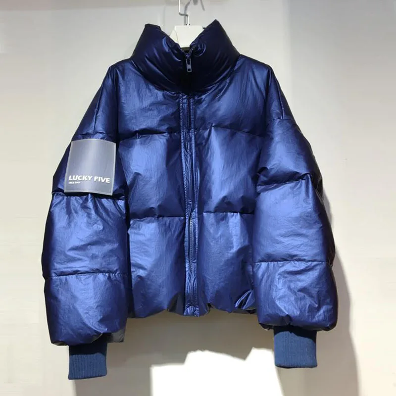 Winter Down Jacket Women Coat Thick Warm Parka 90% White Duck Down Coat Female Stand collar Short Jacket Loose Outerwear
Winter Down Jacket Women Coat Thick Warm Parka 90% White Duck Down Coat Female Stand collar Short Jacket Loose Outerwear