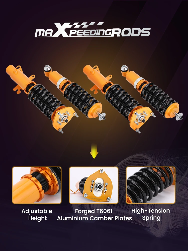 4 шт./компл. комплект подвески Coilover уличная Подвеска для BMW Mini R56 R57 One Cooper S Set
4 шт./компл. комплект подвески Coilover уличная Подвеска для BMW Mini R56 R57 One Cooper S Set