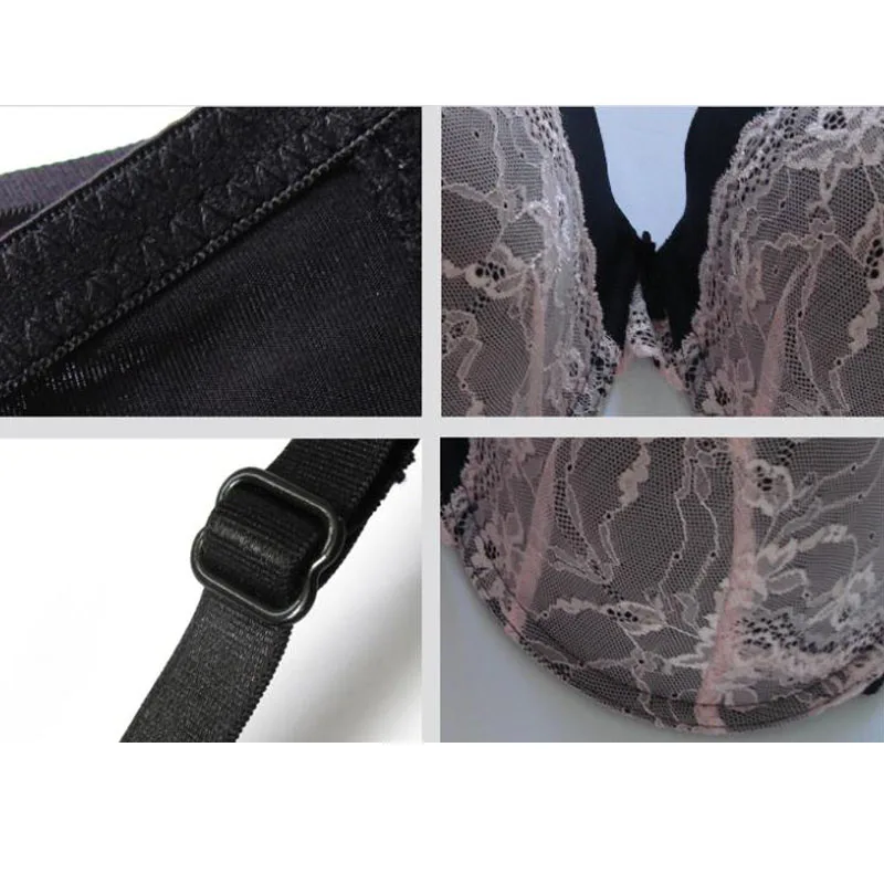 Бюстгальтер кружевной с эффектом пуш-ап 38-46 D/DD/DDD /E/F/G | Женская одежда