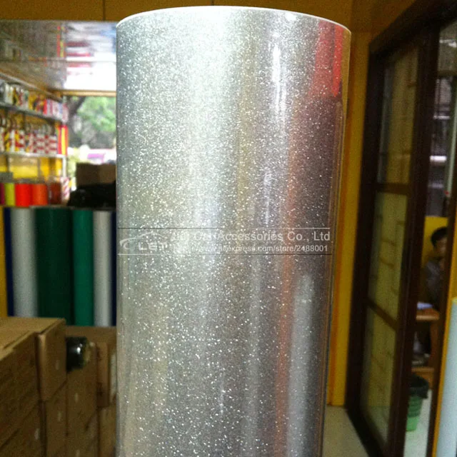 car styling High glossy silver Diamond pearl glitter wrapping vinyl film Glossy diamond sticker | Автомобили и мотоциклы