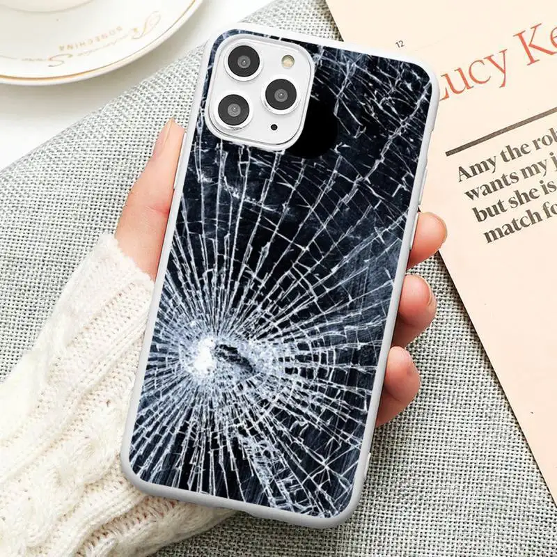 broken screen white black fashion Phone Case Candy Color for iPhone 6 6S 7 8 11 12 XS X SE 2020 XR mini pro Plus MAX funda
broken screen white black fashion Phone Case Candy Color for iPhone 6 6S 7 8 11 12 XS X SE 2020 XR mini pro Plus MAX funda