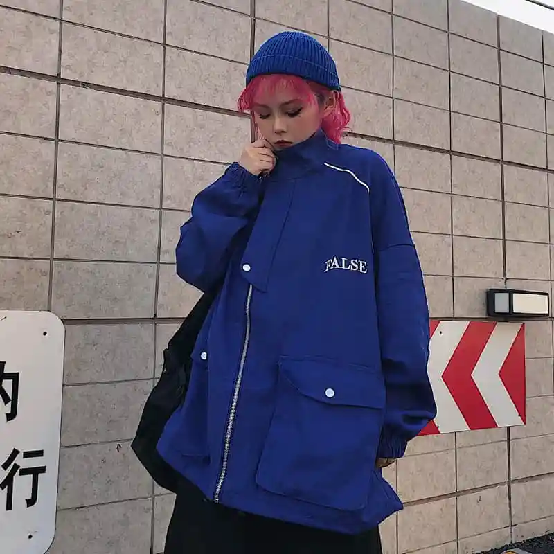 NiceMix Autumn New Jacket women Fashion Solid Color Casual Tooling Jacket Streetwear Wild Hip Hop Loose Bomber Jacket female
NiceMix Autumn New Jacket women Fashion Solid Color Casual Tooling Jacket Streetwear Wild Hip Hop Loose Bomber Jacket female