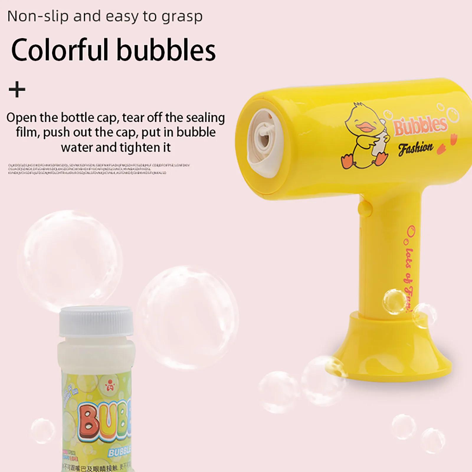 Little Hand Fans Toy Bubble Machine Handheld Electric Fan Summer Children's Toy Hair Dryer Outdoor Fashion Small Fan
Little Hand Fans Toy Bubble Machine Handheld Electric Fan Summer Children's Toy Hair Dryer Outdoor Fashion Small Fan