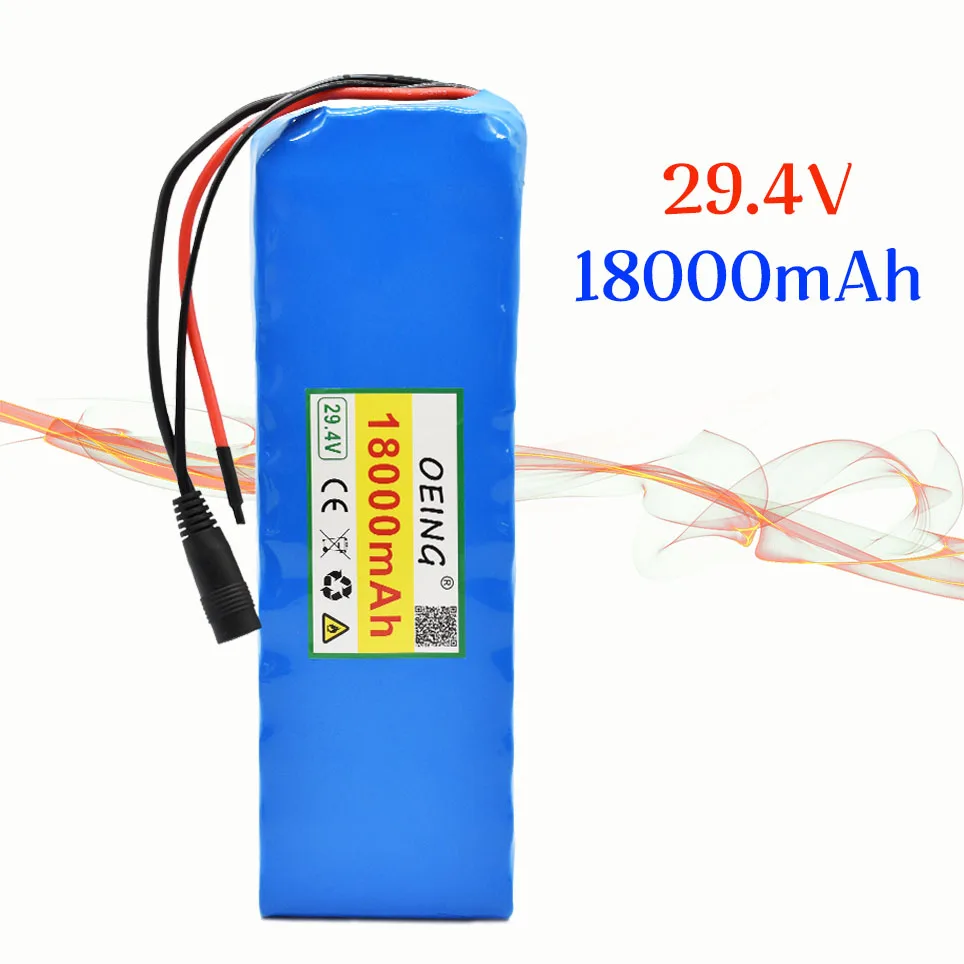 Original 7S3P 29.4V 15Ah Li-ion Battery Pack with 18AH Balanced BMS for Electric Bicycle Scooter Power Wheelchair +2A Charger
Original 7S3P 29.4V 15Ah Li-ion Battery Pack with 18AH Balanced BMS for Electric Bicycle Scooter Power Wheelchair +2A Charger