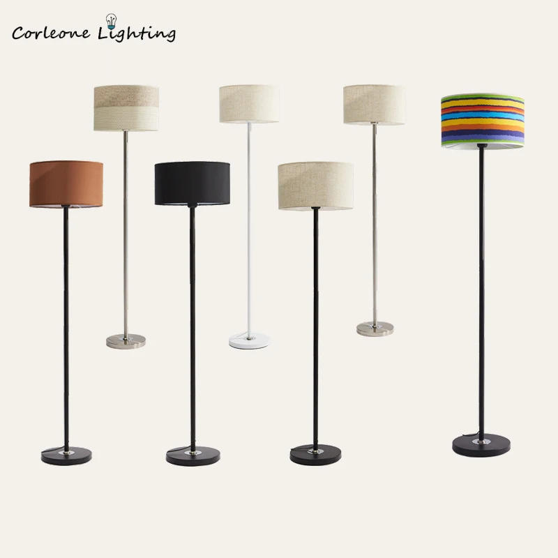 Modern Floor Lamp Nordic Metal Standing Lamps for Living Room Bedroom Fabric Floor Lamps Home Decorative Stand Light Luminarie
Modern Floor Lamp Nordic Metal Standing Lamps for Living Room Bedroom Fabric Floor Lamps Home Decorative Stand Light Luminarie