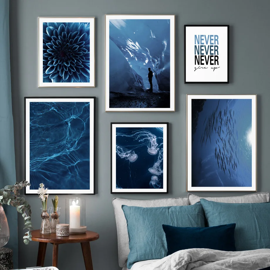 Navy Blue Dahlia Flower Jellyfish Fish Wall Art Canvas Painting Nordic Posters And Prints Wall Pictures For Living Room Decor
Navy Blue Dahlia Flower Jellyfish Fish Wall Art Canvas Painting Nordic Posters And Prints Wall Pictures For Living Room Decor