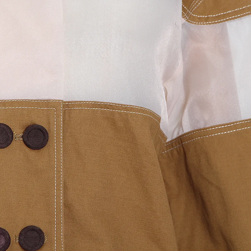 VGH Casual Hit Color Jacket For Women Lapel Long Sleeve Splicing Button Loose Jackets Female Fashion New Clothing 2020 Autumn
VGH Casual Hit Color Jacket For Women Lapel Long Sleeve Splicing Button Loose Jackets Female Fashion New Clothing 2020 Autumn