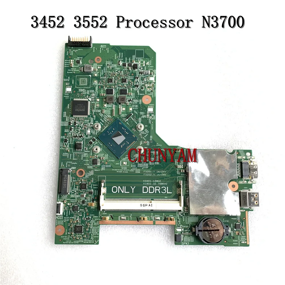 Материнская плата для ноутбука Dell Inspiron 15 3552 14 3452 100% протестированная - купить по
