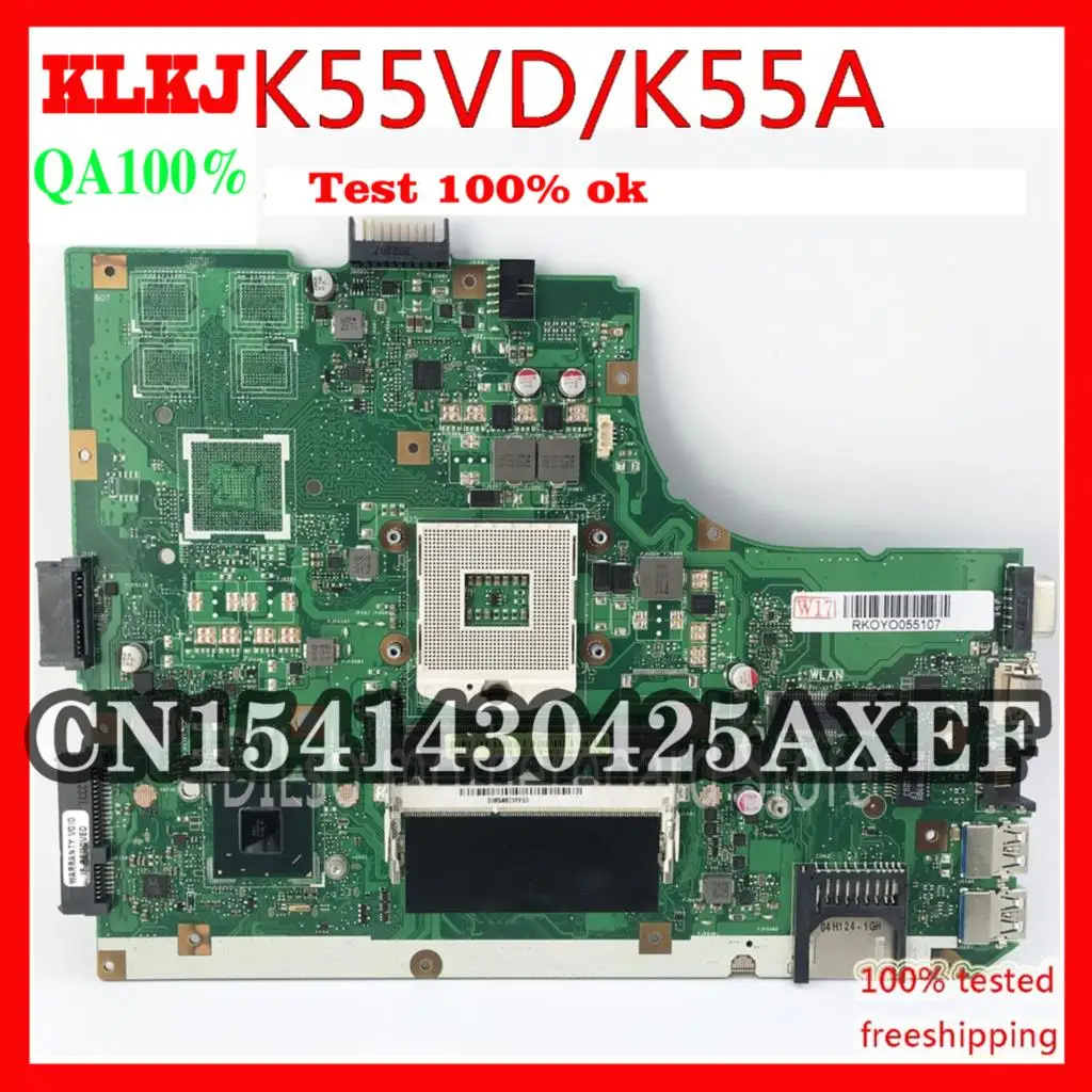 Материнская плата K55VD REV3.1 RAM для ноутбука ASUS K55A K55VD, материнская плата K55VD, материнская плата K55A, системная плата K55VD, тест материнской платы ОК
Материнская плата K55VD REV3.1 RAM для ноутбука ASUS K55A K55VD, материнская плата K55VD, материнская плата K55A, системная плата K55VD, тест материнской платы ОК