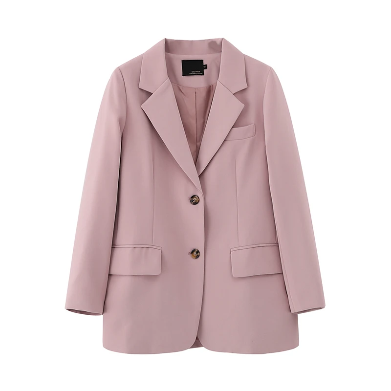 

Женский весенне-осенний жакет, пальто свободного кроя, офисный Блейзер, верхняя одежда, WB61