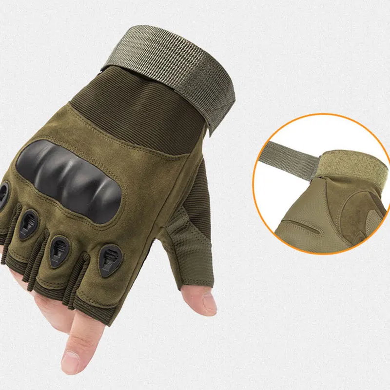 Hot Sale Army Men's Tactical Gloves Outdoor Sports Half Finger Military Combat Anti-Slip Carbon Fiber Shell Tactical Gloves
Hot Sale Army Men's Tactical Gloves Outdoor Sports Half Finger Military Combat Anti-Slip Carbon Fiber Shell Tactical Gloves