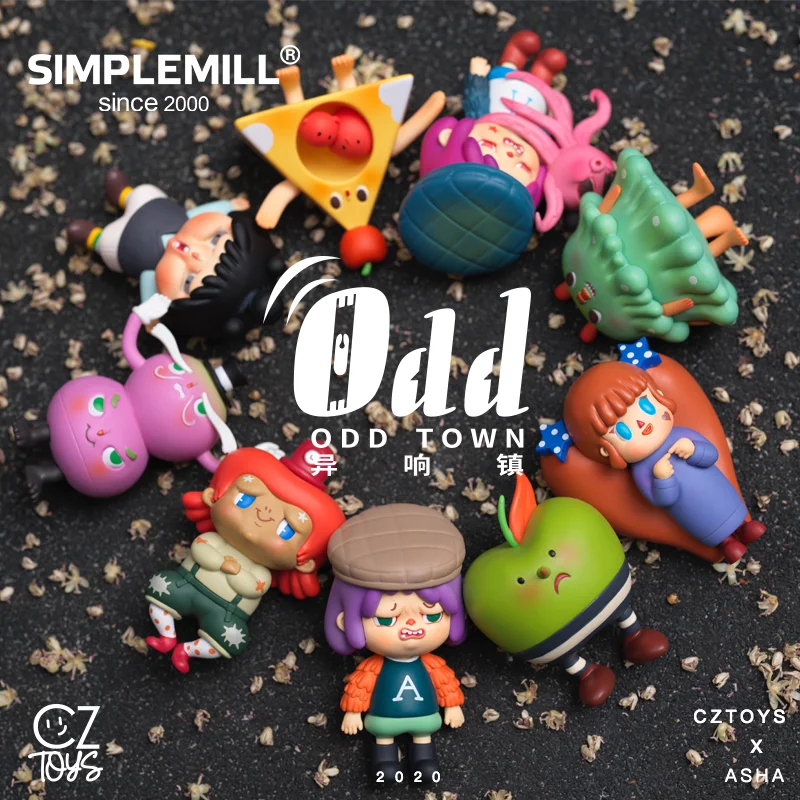 Original ODD TOWN Series Blind Box Toy Doll Random One Cute Anime Character Gift Free Shipping Surprise Doll
Original ODD TOWN Series Blind Box Toy Doll Random One Cute Anime Character Gift Free Shipping Surprise Doll