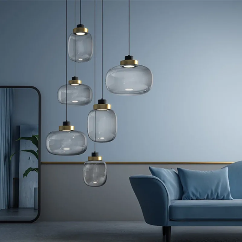 Antique pendant light Smoky Gray Glass Light post modern lighting Loft Industrial Decor Dining Room Bedroom bar pendant light
Antique pendant light Smoky Gray Glass Light post modern lighting Loft Industrial Decor Dining Room Bedroom bar pendant light