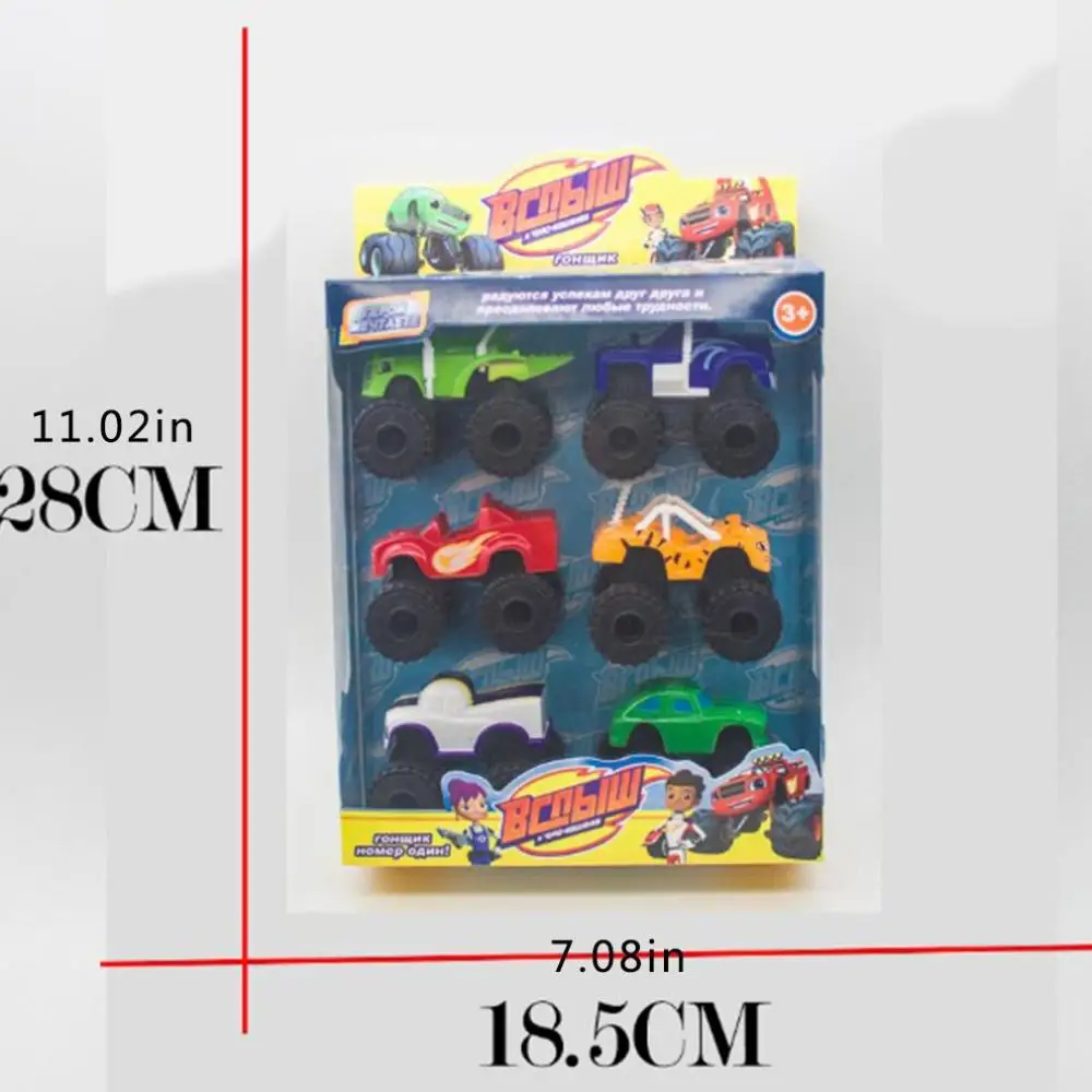 6PCS/Lot Monster Machines Car Toys Russian Miracle Crusher Truck Vehicles Figure Blazed Toys For Children Birthday Gifts
6PCS/Lot Monster Machines Car Toys Russian Miracle Crusher Truck Vehicles Figure Blazed Toys For Children Birthday Gifts