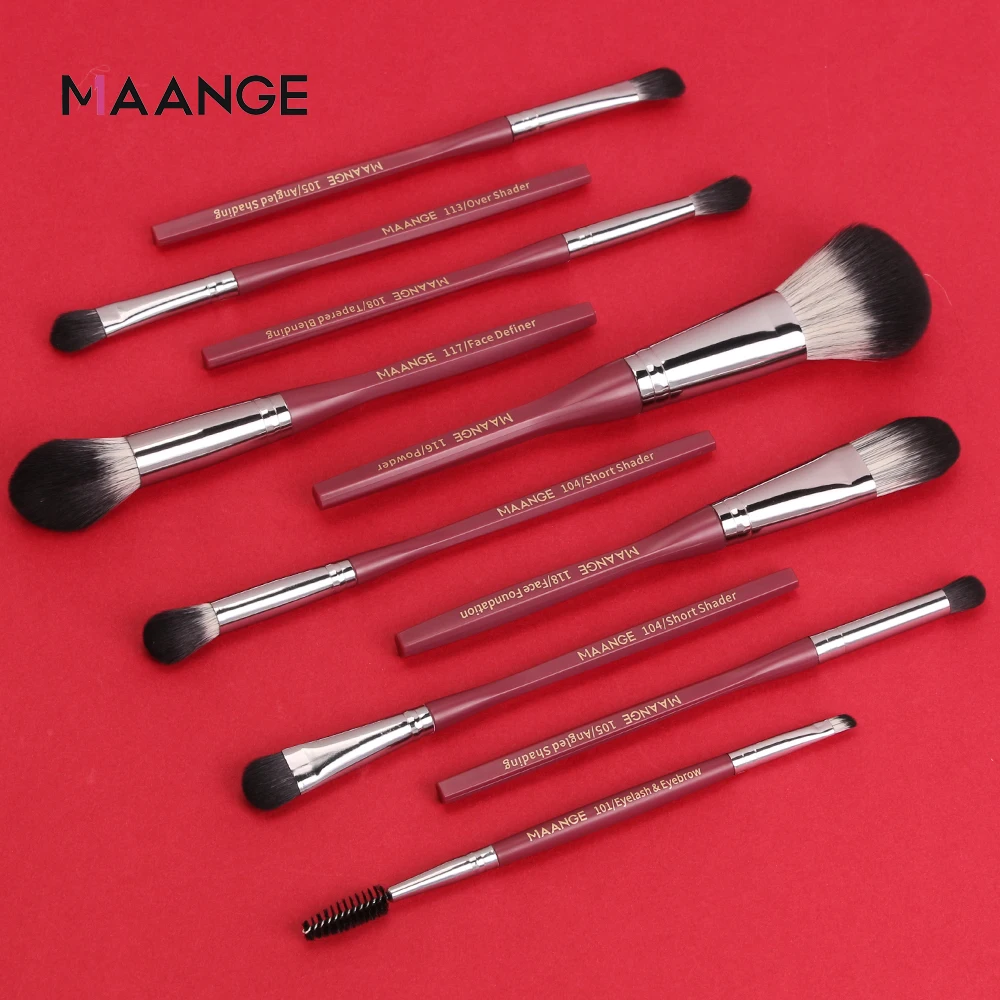 MAANGE NEW 10pcs Makeup Brushes Set For Foundation Powder Blush Eyeshadow Concealer Lip Eye Make Up Brush Cosmetics Beauty Tools
MAANGE NEW 10pcs Makeup Brushes Set For Foundation Powder Blush Eyeshadow Concealer Lip Eye Make Up Brush Cosmetics Beauty Tools