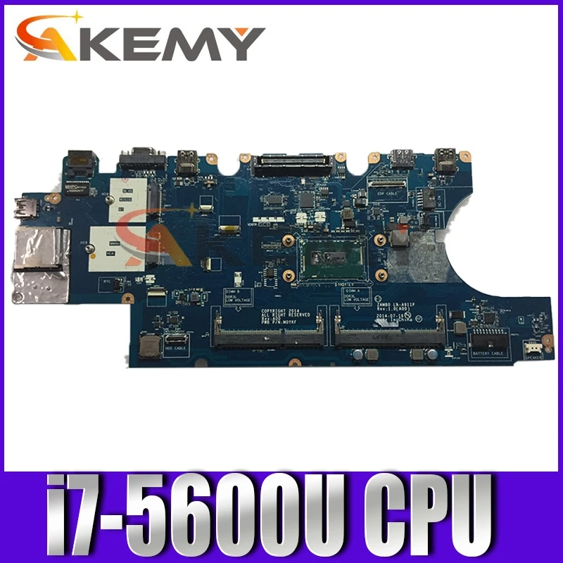 Оригинальная материнская плата для ноутбука DELL Latitude E5550 i7-5600U CN-0K9D27 0K9D27 LA-A911P SR23V DDR3 материнская плата
Оригинальная материнская плата для ноутбука DELL Latitude E5550 i7-5600U CN-0K9D27 0K9D27 LA-A911P SR23V DDR3 материнская плата