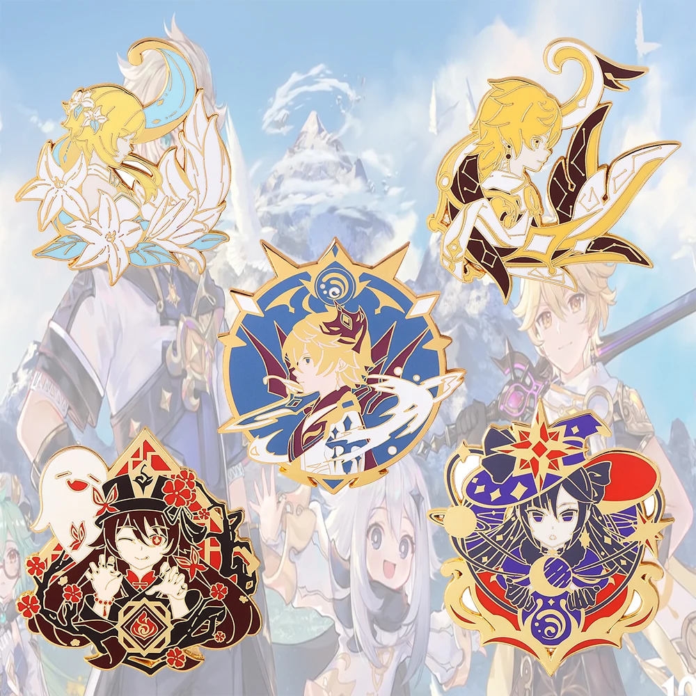 Game Genshin Impact Brooch Badge THOMA Keqing HuTao Raiden Shogun Figure Enamel Pins Brooch Fans Cosplay Gift Lapel Bag Jewelry
Game Genshin Impact Brooch Badge THOMA Keqing HuTao Raiden Shogun Figure Enamel Pins Brooch Fans Cosplay Gift Lapel Bag Jewelry
