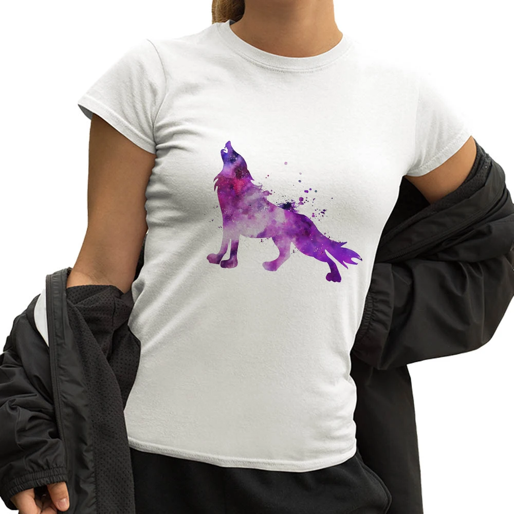 Animal Series T Shirts Women New fashion sweatshirt Style New Clothing Top Purple wolf Graphic Streetwear T-shirts Female
Animal Series T Shirts Women New fashion sweatshirt Style New Clothing Top Purple wolf Graphic Streetwear T-shirts Female
